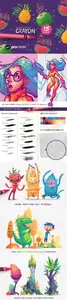 Creativity Crayon Brushes for Procreate