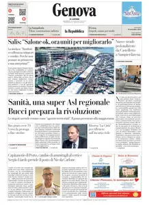 la Repubblica Genova - 24 Settembre 2025