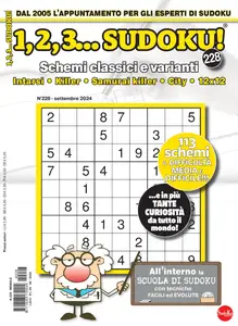 123 Sudoku N.228 - Settembre 2024