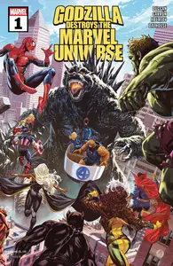 Godzilla Destroys The Marvel Universe 001 2025 9 covers Digital dekabro
