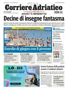 Corriere Adriatico Ascoli - 2 Giugno 2025