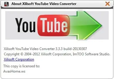 Xilisoft YouTube Video Converter 3.3.3 Build 20130307