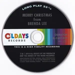 Brenda Lee - Merry Christmas from Brenda Lee (1964) Expanded Reissue 2018