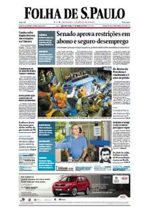 Folha de São Paulo - 27 de agosto de 2015 - Quarta