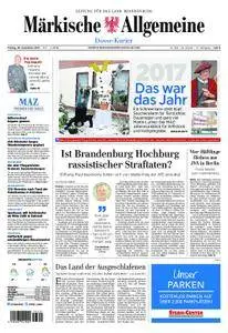 Märkische Allgemeine Dosse Kurier - 29. Dezember 2017