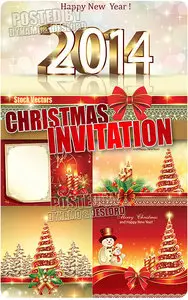 Christmas invitation - Stock Vectors