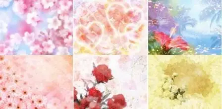 Sozaijiten 186 CG Background - Season & Flowers