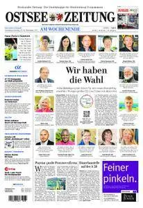 Ostsee Zeitung Stralsund - 23. September 2017