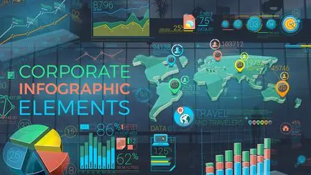 Colorful Corporate Infographic Elements - Project for After Effects (VideoHive)