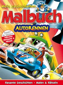 Mein zauberhaftes Malbuch – Autorennen