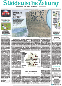 Süddeutsche Zeitung vom Samstag, 29. August 2015