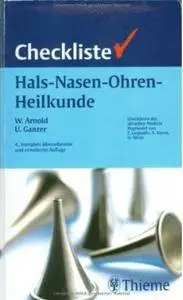 Checkliste Hals-Nasen-Ohren-Heilkunde (Auflage: 4) [Repost]