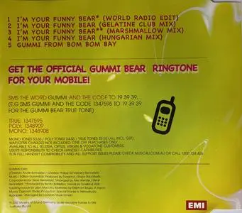 Gummi Bear - I'm Your Funny Bear (Australia CD5) (2007) {EMI}