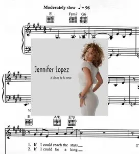 Jennifer Lopez Sheet Music For Piano, Guitare, Lyrics