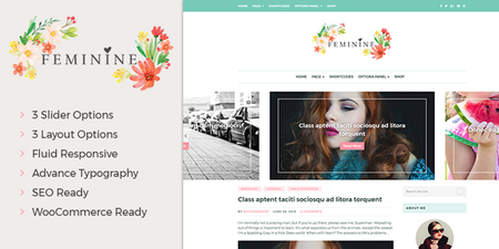 MyThemeShop - Feminine v1.0.1 - WordPress Theme For Fashion, Lifestyle, Travel and Beauty Bloggers