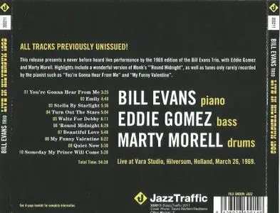 Bill Evans - Live In Hilversum 1969 (2011) {Jazz Traffic 333211}