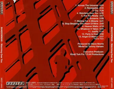 Shadowman - Watching Over You (2011) [Japanese Edition]