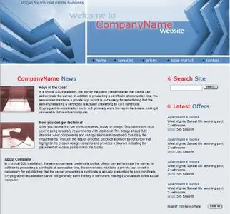 Full Site Template (html + psd)