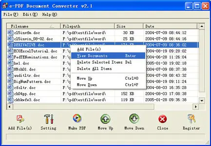 e-PDF Document Converter 2.1