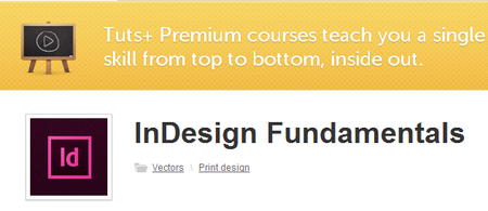Tutsplus - InDesign Fundamentals (2012)