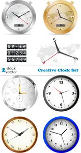 Vectors - Creative Clock Set