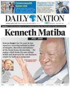 Daily Nation (Kenya) - April 16, 2018