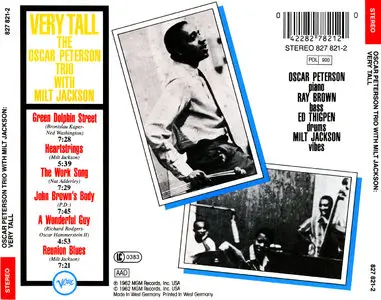 Oscar Peterson Trio With Milt Jackson – Very Tall (1962) (Verve - Digitally Remastered By Dennis Drake)