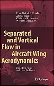 Separated and Vortical Flow in Aircraft Wing Aerodynamics: Basic Principles and Unit Problems