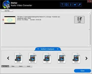 Stellar Audio Video Converter 2.0.0.0 Portable