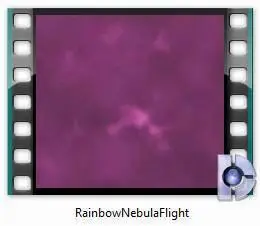 Rainbow Nebula Flight For DeskScapes
