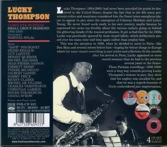 Lucky Thompson - Complete Parisian Small Group Sessions 1956-1959 (2017) {4CD Set Fresh Sound FSR-CD933}