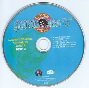 Grateful Dead - Dave's Picks Vol. 14 (2015) [3CD+Bonus CD] {Academy Of Music, New York NY - 3-26-72}