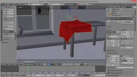Blender: Cloth Simulation