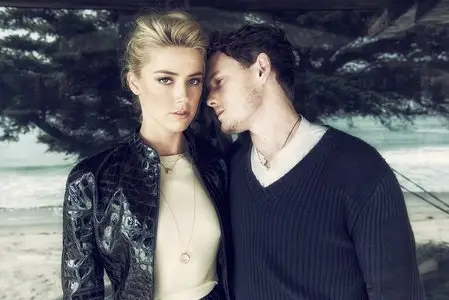 Amber Heard & Anton Yelchin by Kurt Iswarienko for Interview Russia September 2012