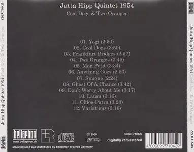 Jutta  Hipp Quintet 1954 - Cool Dogs & Two Oranges (2008) {Bellaphon}