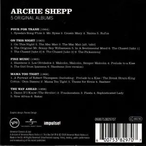 Archie Shepp - 5 Original Albums (2018) [5CDs} {Universal}