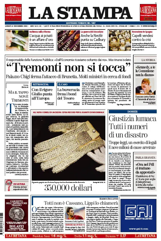 La Stampa (23-11-09)