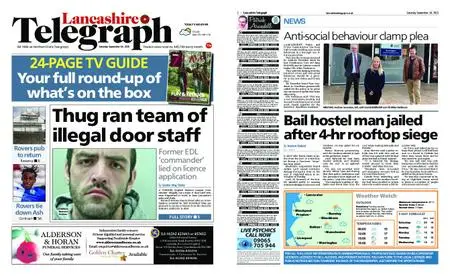 Lancashire Telegraph (Burnley, Pendle, Rossendale) – September 18, 2021