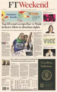 Financial Times USA - 25 June 2022
