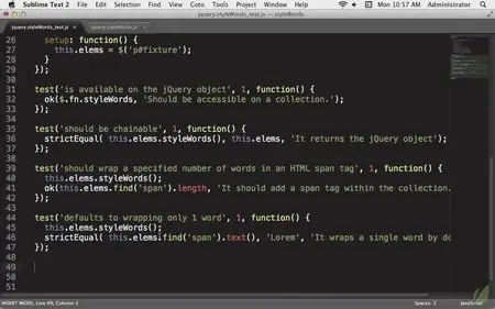 Tutsplus - Techniques For Test-Driving jQuery Plugins (2012)