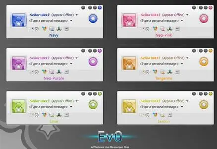 Evo V1.0: Windows Live Messenger Full Skin