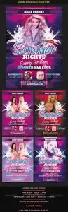 Summer Nights Dance Party Flyer