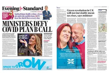 London Evening Standard – October 20, 2021