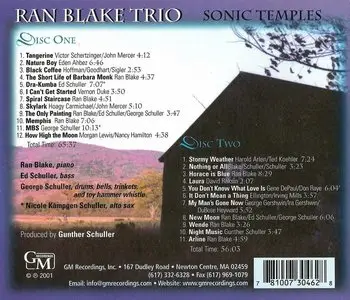 Ran Blake Trio - Sonic Temples (2001)
