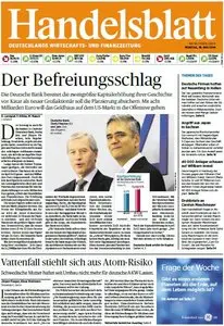 Handelsblatt vom Montag, 19. Mai 2014