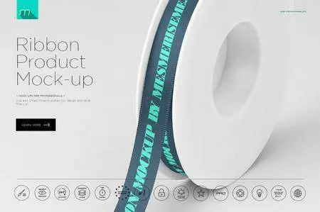 CreativeMarket - Ribbon Mock-up