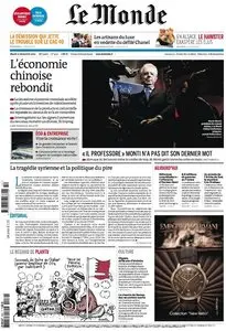 Le Monde et Suppléments du Mardi 11 Décembre 2012