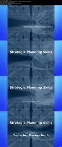 Strategic Planning Skills