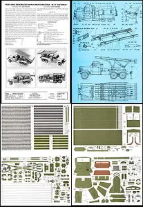 ModelCard 091 M-13 Katiusza [Paper model]