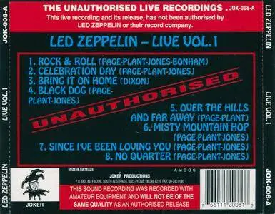 Led Zeppelin - Live Vol. 1 (1993) {Bootleg}